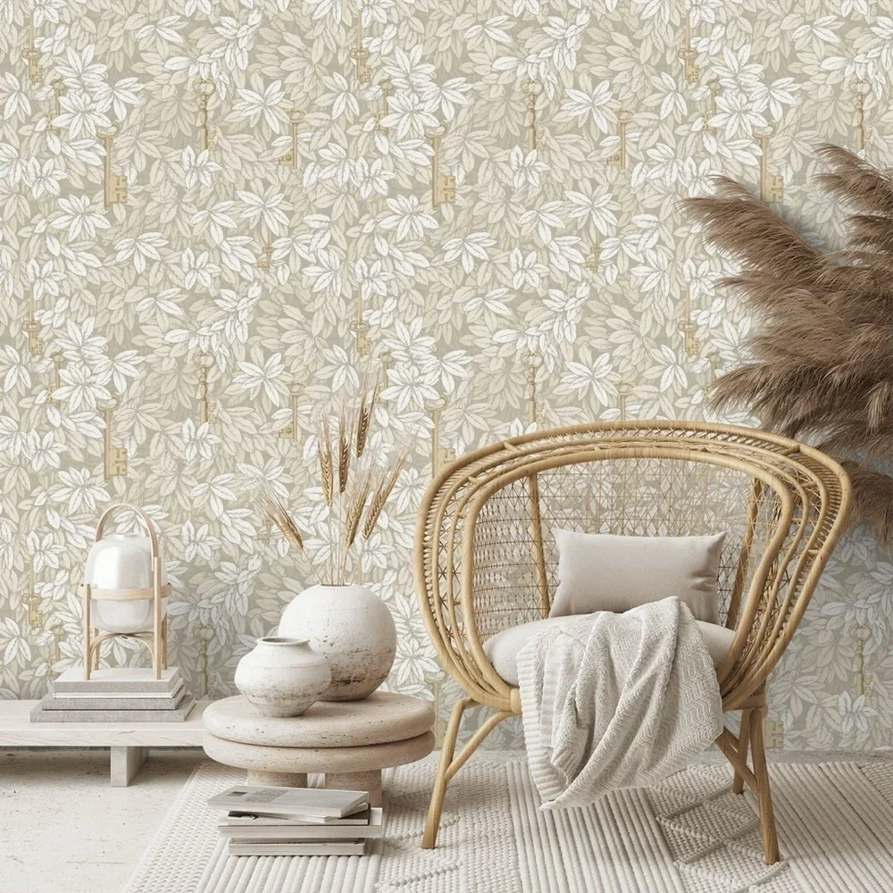 Anthropologie Cole & Son Chiavi Segrete Wallpaper NEW
